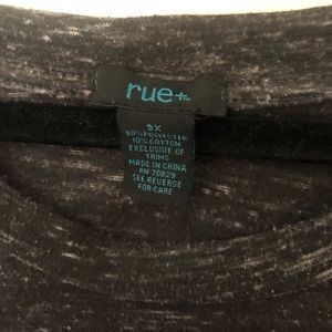 Heathered Charcoal Plus Size 3x Rue21 Top